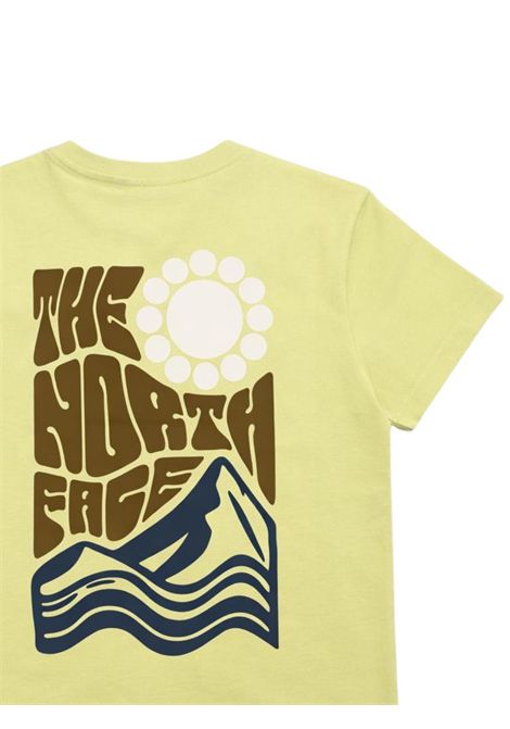 T-shirt bambino verde chiaro in cotone THE NORTH FACE | G21G60VERDE CHIARO
