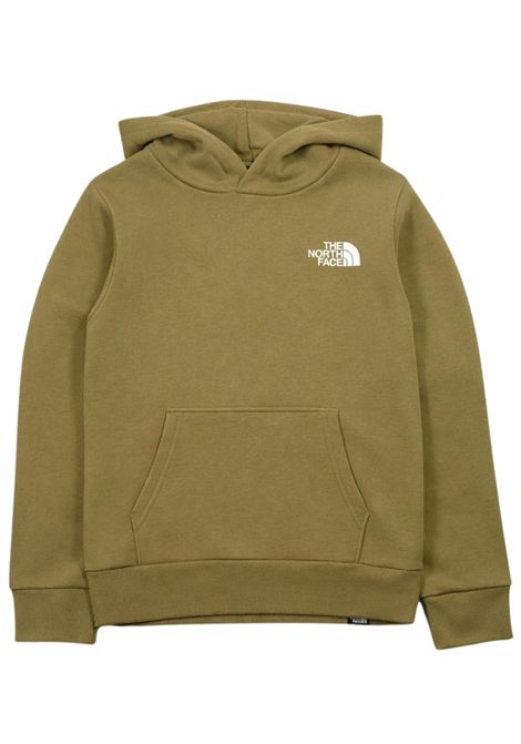 Felpa bambino verde in cotone THE NORTH FACE | GR42ELVERDE