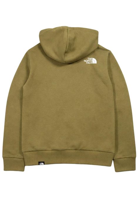 Felpa bambino verde in cotone THE NORTH FACE | GR42ELVERDE