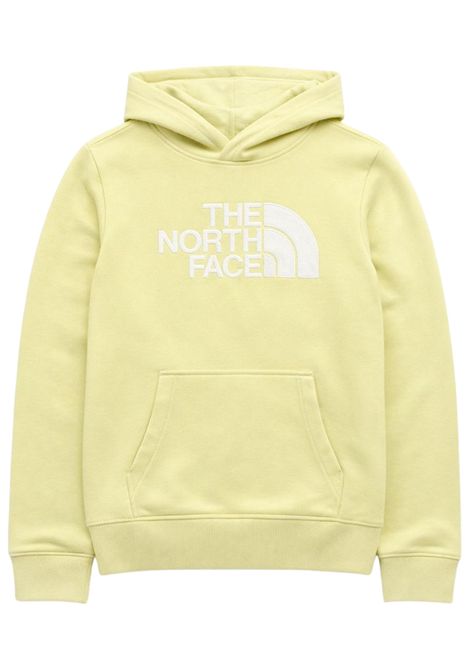 Felpa bambina verde chiaro in cotone THE NORTH FACE | GR8G60VERDE CHIARO
