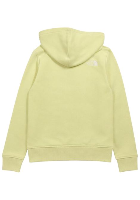 Felpa bambina verde chiaro in cotone THE NORTH FACE | GR8G60VERDE CHIARO