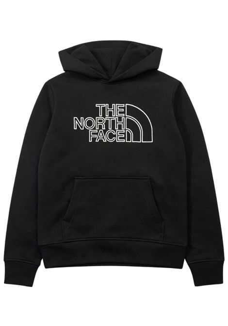 Felpa bambino nera in cotone THE NORTH FACE | GR8JK3NERO