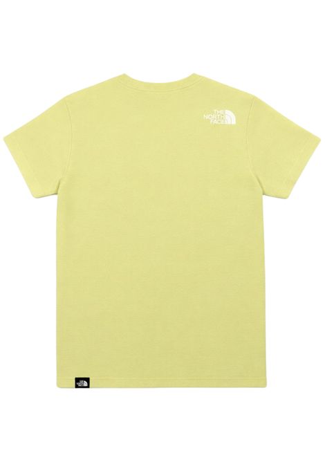 T-shirt bambino verde chiaro in cotone THE NORTH FACE | T4G60VERDE CHIARO