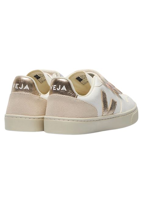 Scarpe bambina in pelle bianca VEJA | CV0520647/PIABIANCO