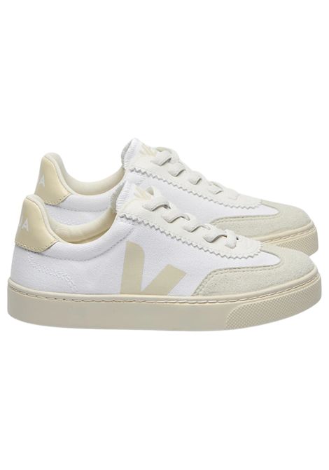 Scarpe unisex bianca in canvas VEJA | SY0120626C/PIABIANCO