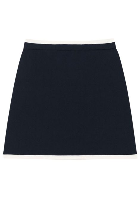 Black viscose skirt for girls VICOLO | 3146GW00302/MONERO