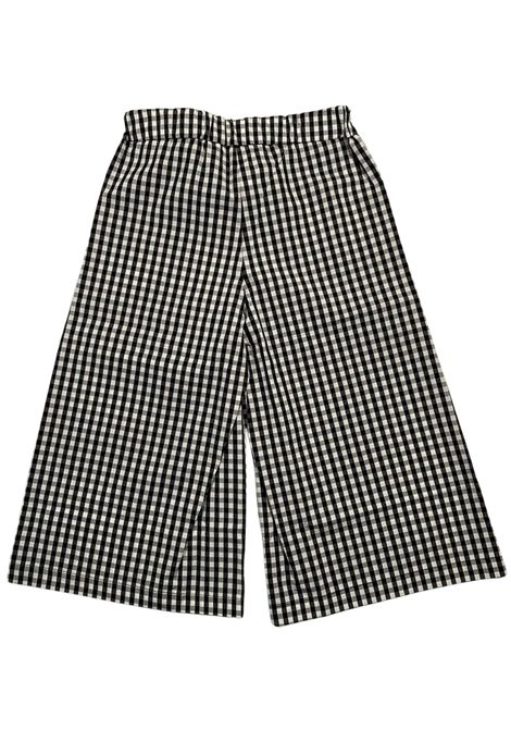 Pantalone bambina nero in cotone VICOLO | P00226/DEBBIANCO/NERO