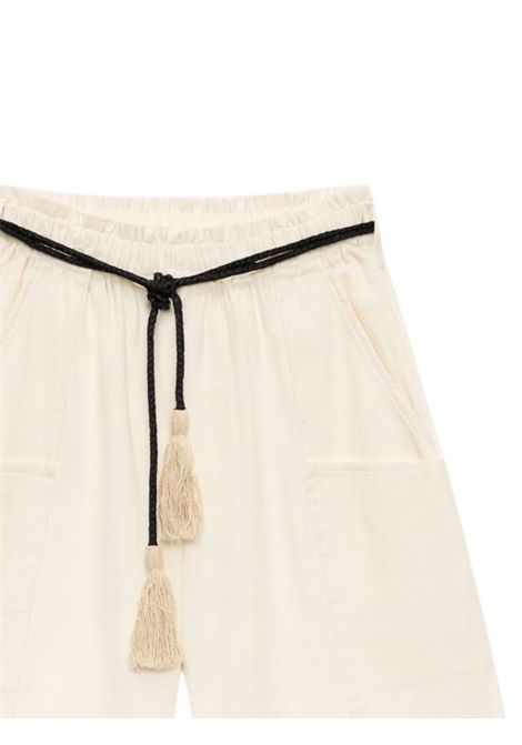 White cotton trousers for girls VICOLO | S00349/DEBBIANCO