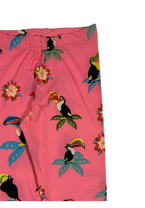 Leggins bambina in fantasia rosa WHITE KIDS | LEG/FIROSA