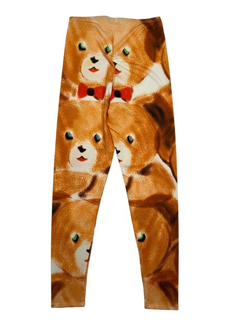 Leggins bambina in fantasia rame WHITE KIDS | LEGTEDDY/FIRAME