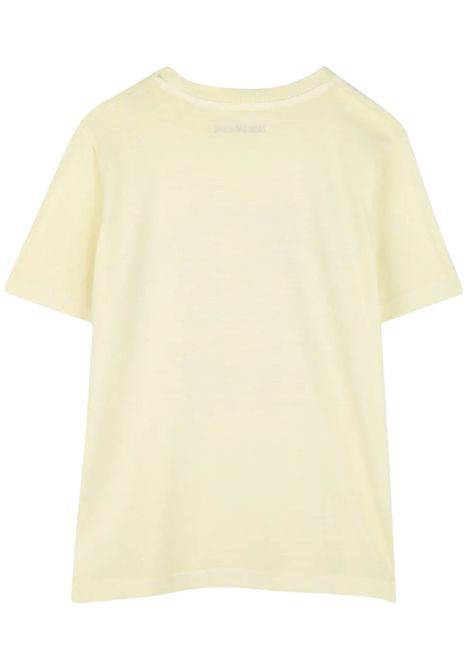T-shirt bambino gialla in cotone Zadig & Voltaire | X60367/CEGIALLO