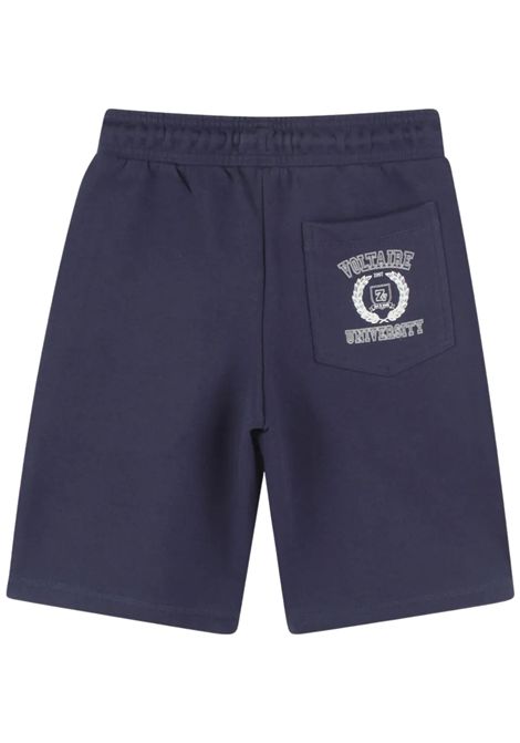 Blue cotton Bermuda shorts for children Zadig & Voltaire | X60388/CEBLU