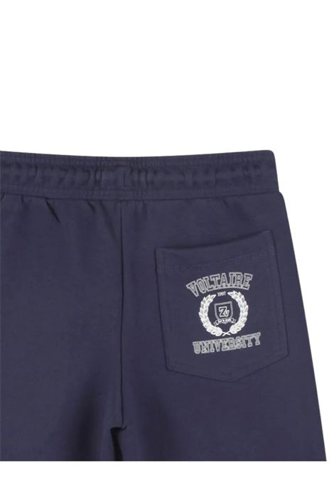 Blue cotton Bermuda shorts for children Zadig & Voltaire | X60388/CEBLU