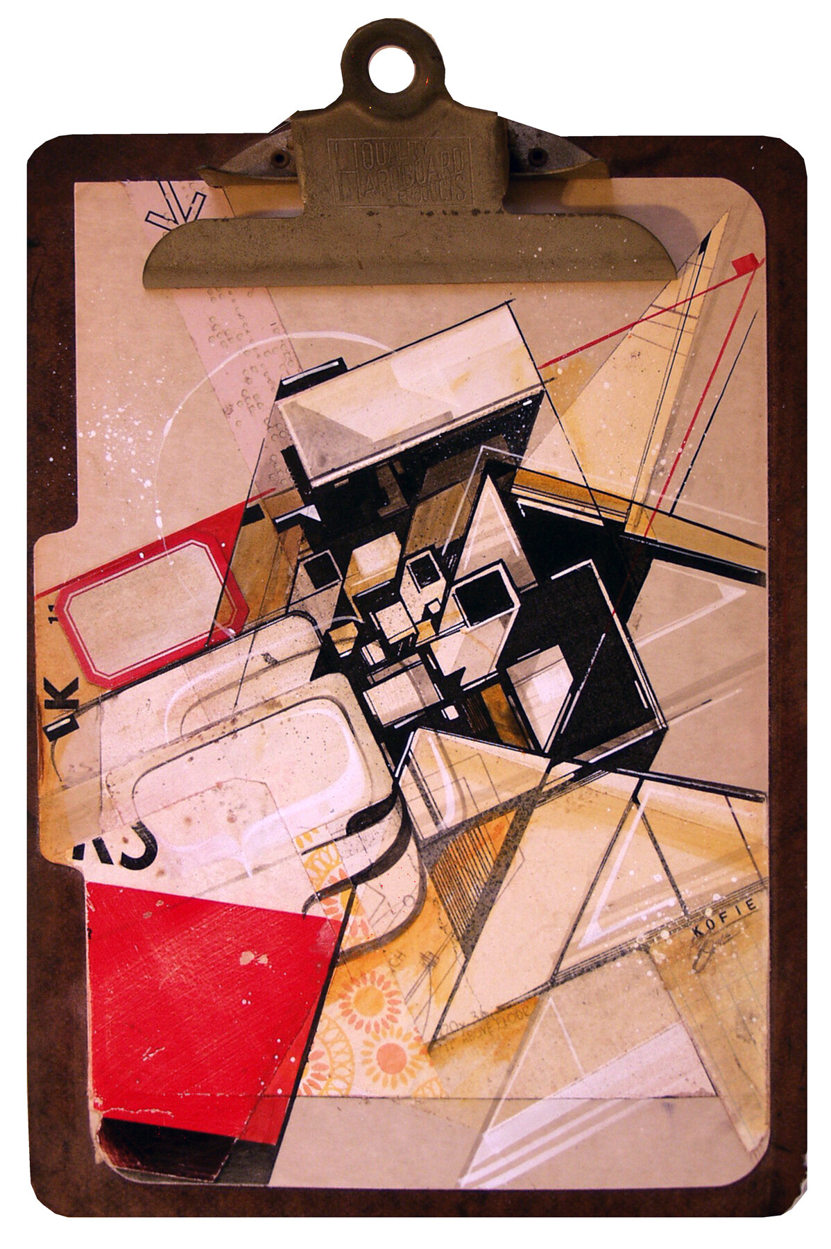 Augustine Kofie : Found Clipboards