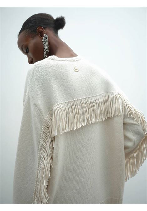 giro collo frangia spalle e maniche AKEP | Maglia | MGKD11074V1