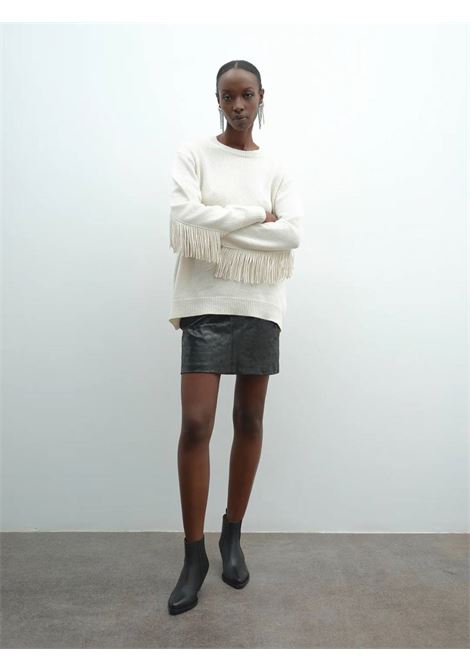 giro collo frangia spalle e maniche AKEP | Maglia | MGKD11074V1