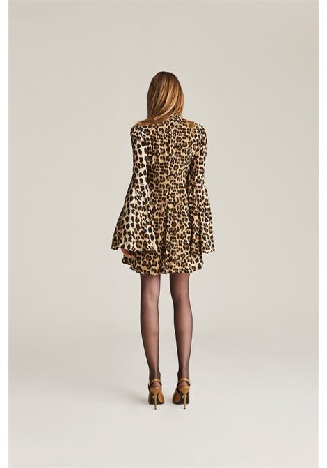 butterfly flor animalier svasato manica tromba ANIYE BY | Abito | 18139602442