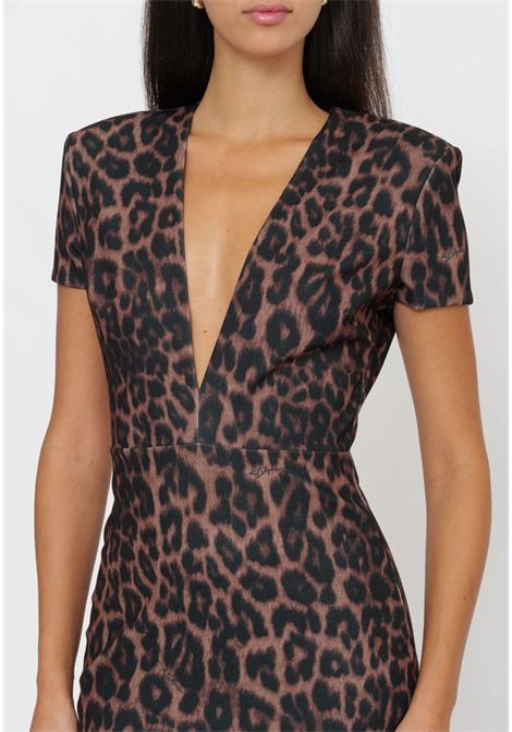 jodie tubino animalier scollo v profondo ANIYE BY | Abito | 18148001899