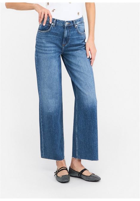 bone wide leg low waist ballon LIU JO BLUE DENIM | Jeans | UF5139D028778913