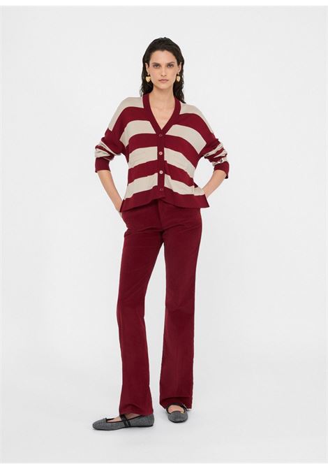 velluto vita alta chino repot LIU JO white | Pantaloni | MF5308T459091650