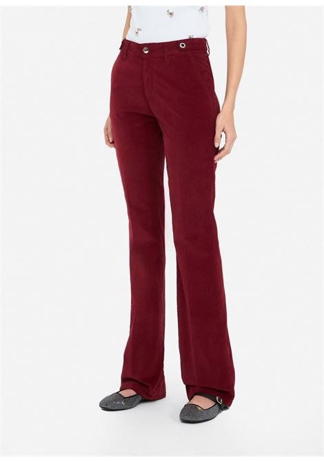 velluto vita alta chino repot LIU JO white | Pantaloni | MF5308T459091650