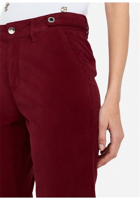 velluto vita alta chino repot LIU JO white | Pantaloni | MF5308T459091650