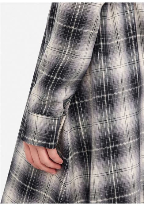 chemisiere tartan pizzo scollo LIU JO white | Abito lungo | MF5492T107AT9236