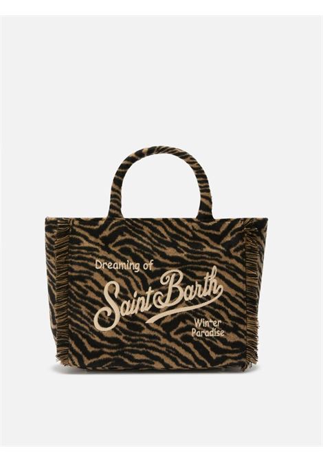 colette felt zebra tracolla 25x33x12 SAINT BARTH | Borsa | COL003701322I18