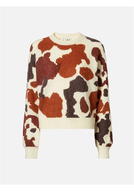 danya cow print mohaire SAINT BARTH | Maglia | DANY001100364I10