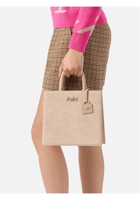 shop bag midi suede 24.5x22x9 con tracollo SAINT BARTH | Borsa | SHBM000100556I11