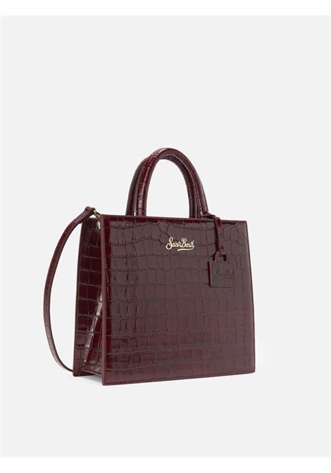 shop bag mini croco 24.5x22x9 con tracolla SAINT BARTH | Borsa | SHBM000200510I45