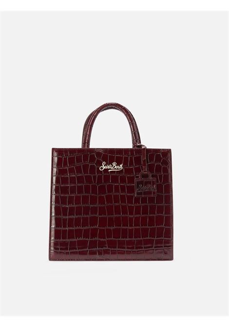 shop bag mini croco 24.5x22x9 con tracolla SAINT BARTH | Borsa | SHBM000200510I45