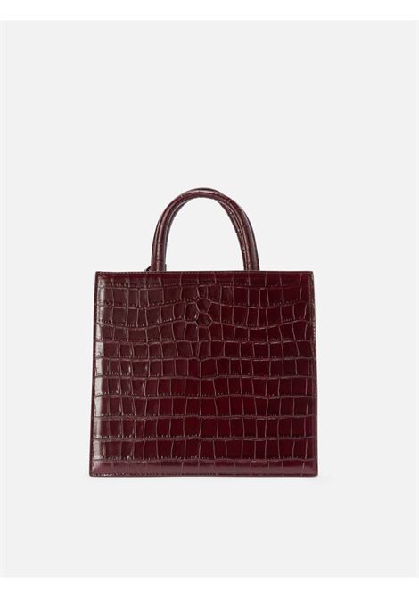 shop bag mini croco 24.5x22x9 con tracolla SAINT BARTH | Borsa | SHBM000200510I45