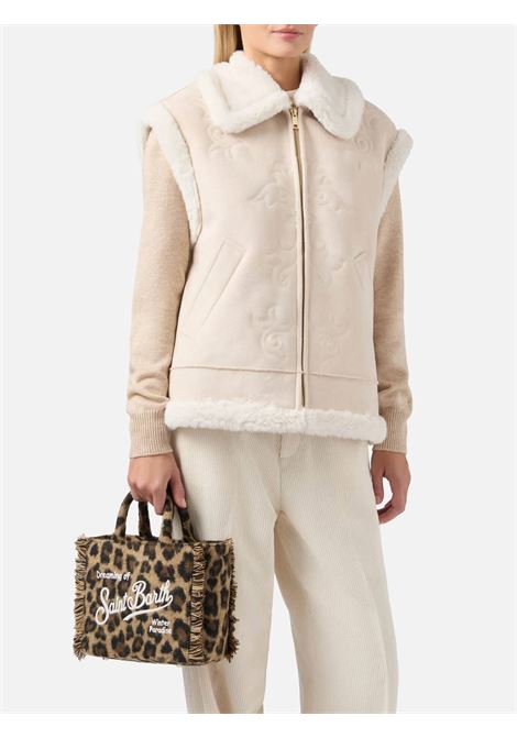 vanity mini felt leo tracolla 19x21x9 SAINT BARTH | Borsa | VAMI02400223I18