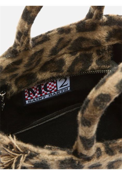 vanity mini felt leo tracolla 19x21x9 SAINT BARTH | Borsa | VAMI02400223I18