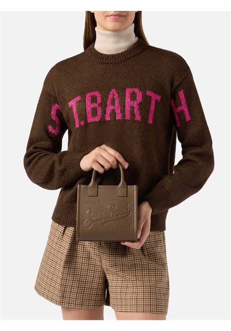 vanity mini grain leather 18x16x10 shopper tracolla 2 manici SAINT BARTH | Borsa | VANMI00100776I18