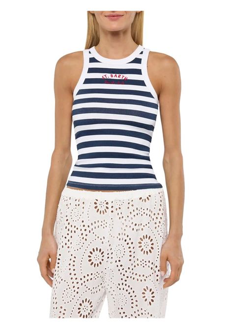 ada beach club stripes costina ricamata SAINT BARTH | Canotta | AAD001016006101