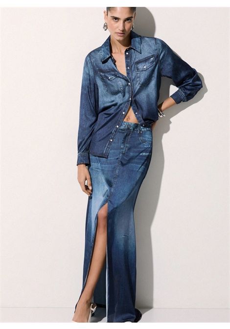  LIU JO BLUE DENIM | Gonna lunga | UA6238T376A79042