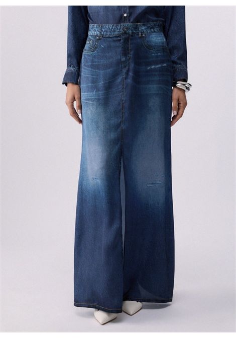  LIU JO BLUE DENIM | Gonna lunga | UA6238T376A79042