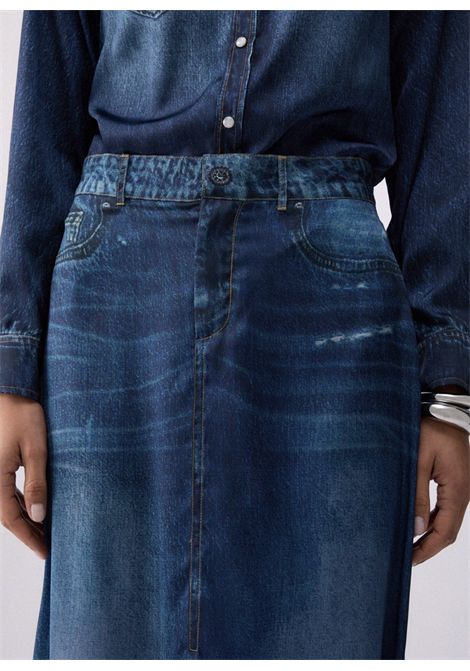  LIU JO BLUE DENIM | Gonna lunga | UA6238T376A79042