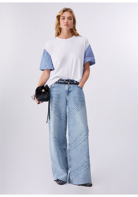  LIU JO BLUE DENIM | T-SHIRT | WA6202JS904P9326