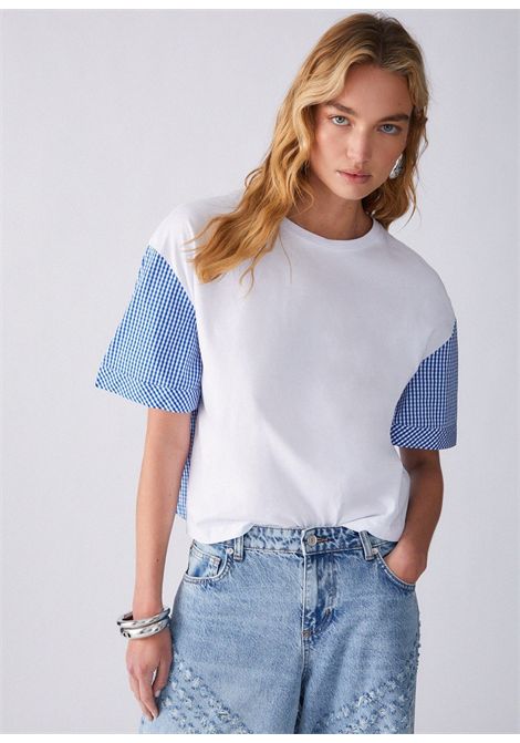  LIU JO BLUE DENIM | T-SHIRT | WA6202JS904P9326