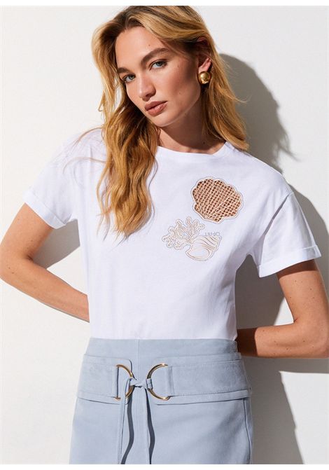  LIU JO white | T-SHIRT | WA6413JS904P9378