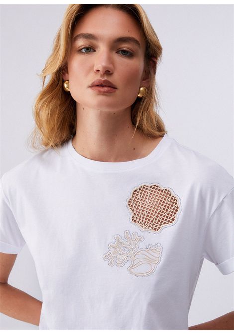  LIU JO white | T-SHIRT | WA6413JS904P9378