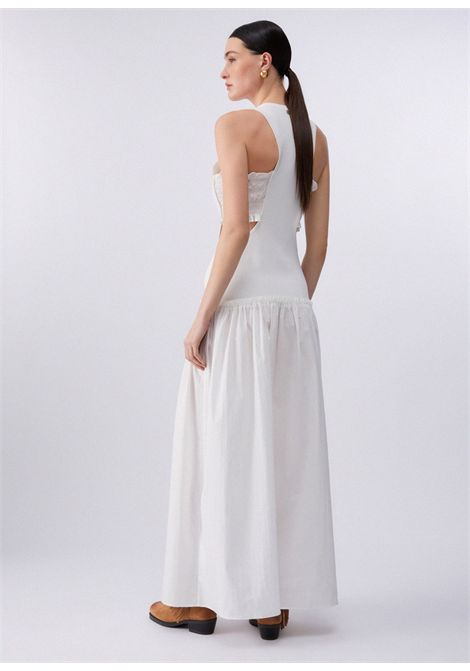  LIU JO white | Abito lungo | WA6466MS55N10701