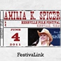 FestivaLink presents Amilia K. Spicer at Kerrville Folk Festival, TX 6/4/11 by Amilia K. Spicer