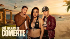 Maria Becerra x Jere Klein x Lucky Brown x XROSS 'QUÉ GANAS DE COMERTE' music video
