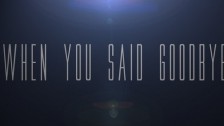 Taps 'When You Said Goodbye' music video