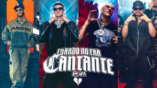 El Bogueto x Anuel AA x Yung Beef x Fuerza Regida 'Cuando No Era Cantante' music video
