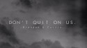 Brandon K Curtis 'Don't Quit On Us' Music Video